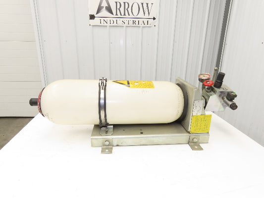 Hydac SB330-20A1/112US-262A Bladder Accumulator 3800psi 20L 5Gal Shut-off Valve