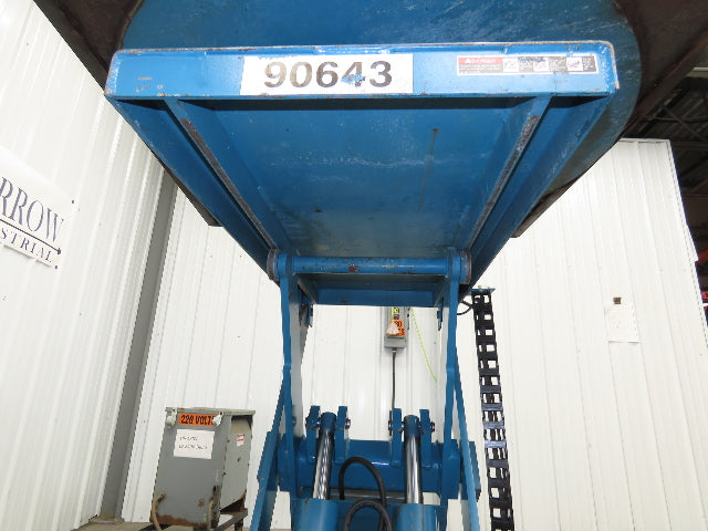 Advanced Hydraulic Lift Table 5300lbs 48x48" Power Swivel Top 230V 36" Travel