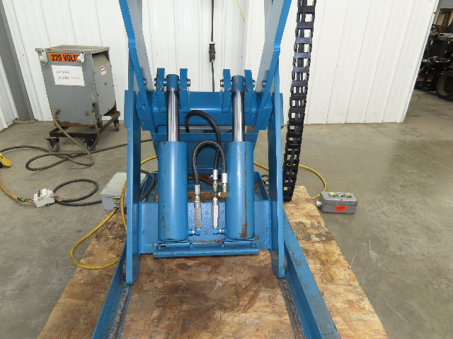 Advanced Hydraulic Lift Table 5300lbs 48x48" Power Swivel Top 230V 36" Travel