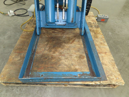 Advanced Hydraulic Lift Table 5300lbs 48x48" Power Swivel Top 230V 36" Travel