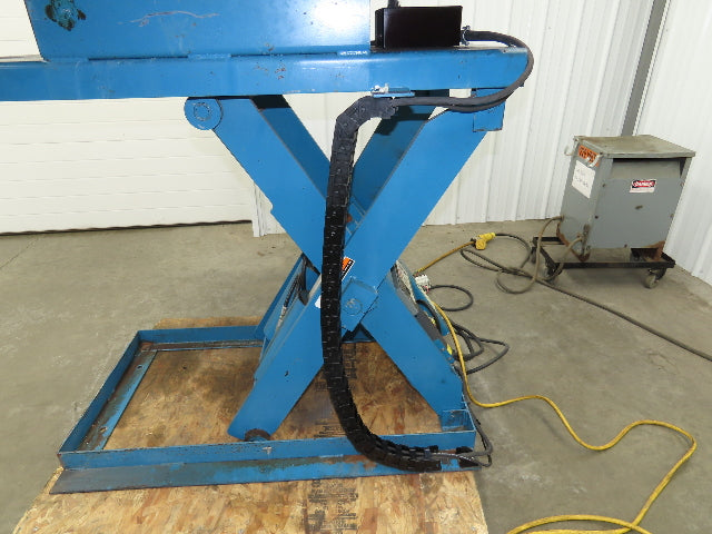 Advanced Hydraulic Lift Table 5300lbs 48x48" Power Swivel Top 230V 36" Travel