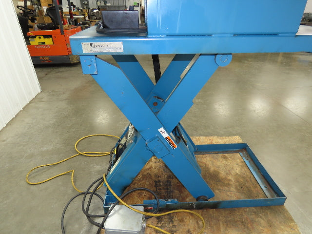 Advanced Hydraulic Lift Table 5300lbs 48x48" Power Swivel Top 230V 36" Travel