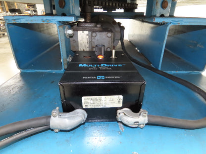 Advanced Hydraulic Lift Table 5300lbs 48x48" Power Swivel Top 230V 36" Travel