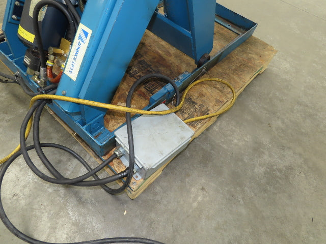 Advanced Hydraulic Lift Table 5300lbs 48x48" Power Swivel Top 230V 36" Travel