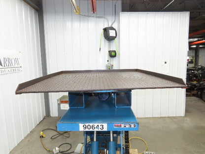 Advanced Hydraulic Lift Table 5300lbs 48x48" Power Swivel Top 230V 36" Travel