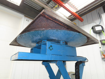 Advanced Hydraulic Lift Table 5300lbs 48x48" Power Swivel Top 230V 36" Travel