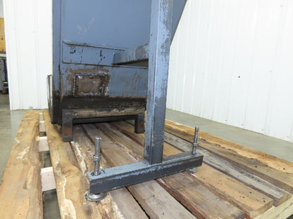 Enomoto MA-400H 23"x 7' 4"L Chip Conveyor 20"Belt 41"Infeed 47-52"H 230V 3PH