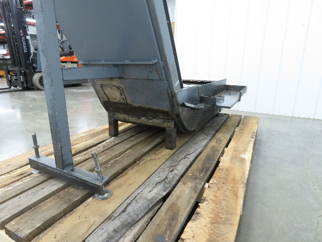Enomoto MA-400H 23"x 7' 4"L Chip Conveyor 20"Belt 41"Infeed 47-52"H 230V 3PH