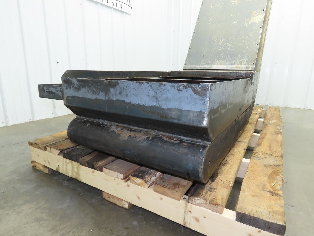 Enomoto MA-400H 23"x 7' 4"L Chip Conveyor 20"Belt 41"Infeed 47-52"H 230V 3PH