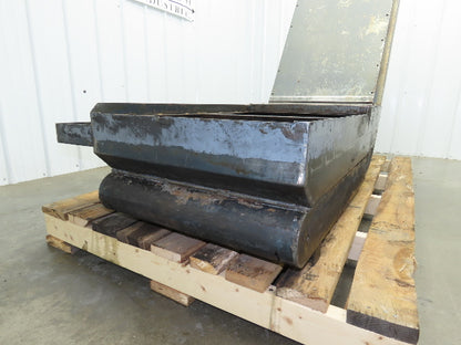 Enomoto MA-400H 23"x 7' 4"L Chip Conveyor 20"Belt 41"Infeed 47-52"H 230V 3PH