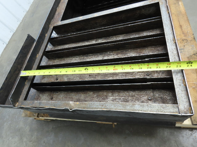 Enomoto MA-400H 23"x 7' 4"L Chip Conveyor 20"Belt 41"Infeed 47-52"H 230V 3PH