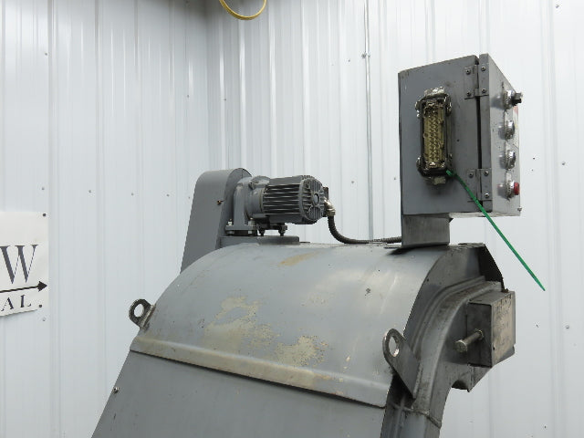 Enomoto MA-400H 23"x 7' 4"L Chip Conveyor 20"Belt 41"Infeed 47-52"H 230V 3PH