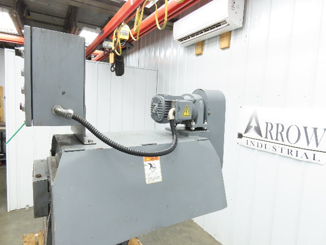 Enomoto MA-400H 23"x 7' 4"L Chip Conveyor 20"Belt 41"Infeed 47-52"H 230V 3PH