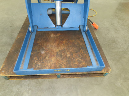 Vestil Hydraulic Scissor Lift Table 2000lb 48"x48" Top 36" Travel 480V 3Ph