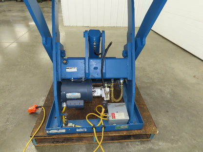 Vestil Hydraulic Scissor Lift Table 2000lb 48"x48" Top 36" Travel 480V 3Ph