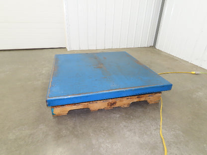 Vestil Hydraulic Scissor Lift Table 2000lb 48"x48" Top 36" Travel 480V 3Ph