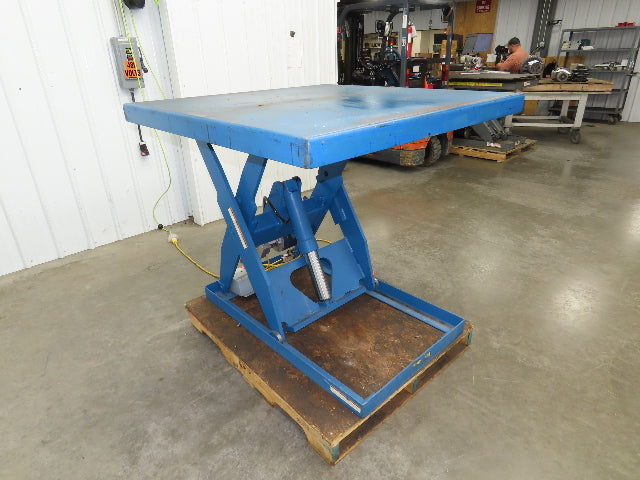 Vestil Hydraulic Scissor Lift Table 2000lb 48"x48" Top 36" Travel 480V 3Ph