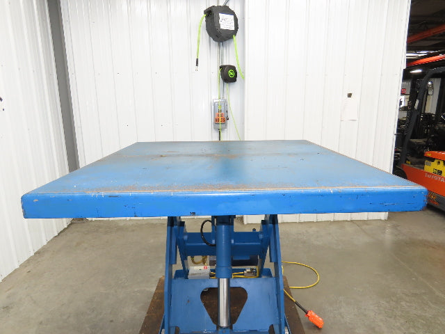 Vestil Hydraulic Scissor Lift Table 2000lb 48"x48" Top 36" Travel 480V 3Ph