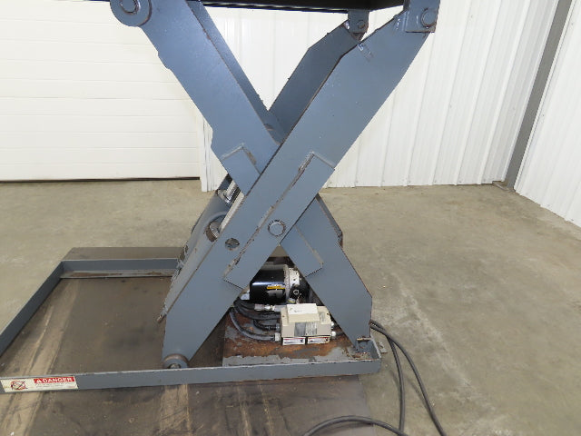 Pentalift Hydraulic Lift Table 5500lbs 48" X 42" Swivel Top 36" Travel 120 Volt