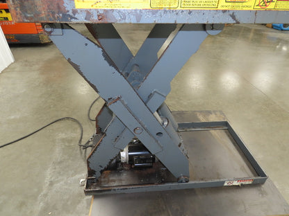 Pentalift Hydraulic Lift Table 5500lbs 48" X 42" Swivel Top 36" Travel 120 Volt