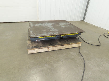 Pentalift Hydraulic Lift Table 5500lbs 48" X 42" Swivel Top 36" Travel 120 Volt