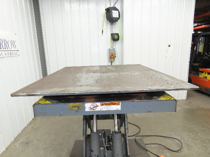 Pentalift Hydraulic Lift Table 5500lbs 48" X 42" Swivel Top 36" Travel 120 Volt