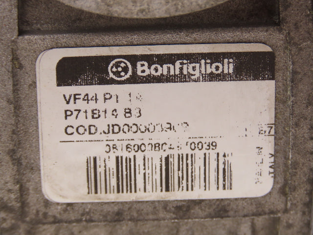 Bonfiglioli BN71C4 Gearmotor .65kw 230/480V 14:1 Hollow Shaft VF44P114P71B14