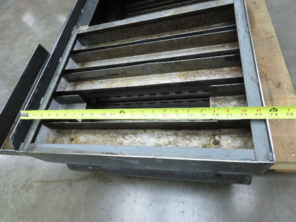Enomoto MA-400H 23"x 7' 4"L Chip Conveyor 20"Belt 41"Infeed 47-52"H 230V 3PH