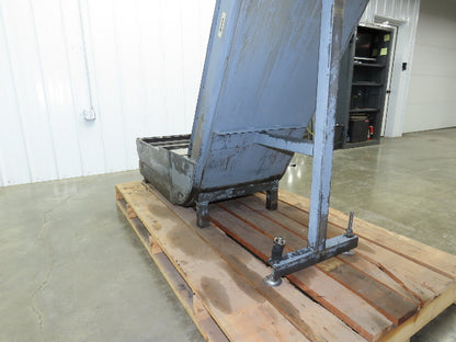 Enomoto MA-400H 23"x 7' 4"L Chip Conveyor 20"Belt 41"Infeed 47-52"H 230V 3PH