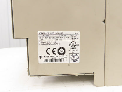 Yaskawa SGDH1EDE Servopack Servo Amplifier Drive 15kW 380-480V In 0-480V Out 3Ph
