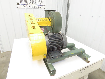 New York Size 126 Blower Centrifugal Fan 715CFM 12" Wheel 8" Inlet 1Hp 460V 3Ph