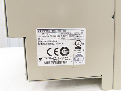 Yaskawa SGDH1EDE Servopack 15kW Servo Amplifier Drive 0-480V Out 3Ph 380-480V In