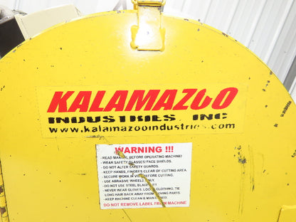 Kalamazoo Cut Off Abrasive Metal Saw 14" Blade 5Hp 230/460V 3Ph Chop Cutting