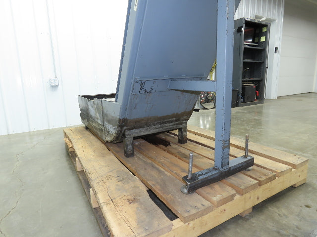 Enomoto MA-400H 23"x 7' 4"L Chip Conveyor 20"Belt 41"Infeed 47-52"H 230V 3PH