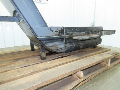 Enomoto MA-400H 23"x 7' 4"L Chip Conveyor 20"Belt 41"Infeed 47-52"H 230V 3PH