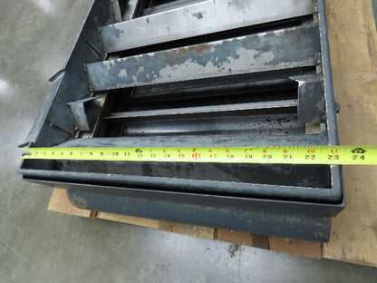 Farris Chip Conveyor Scraper Drag Chain w/Filter 23"x 42"Infeed 44"H 86"L 230V