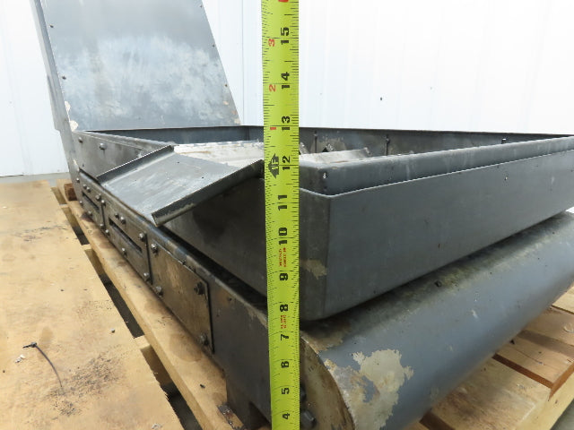 Farris Chip Conveyor Scraper Drag Chain w/Filter 23"x 42"Infeed 44"H 86"L 230V