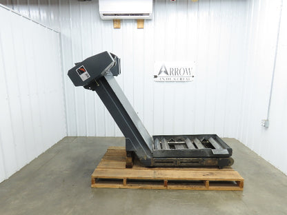 Farris Chip Conveyor Scraper Drag Chain w/Filter 23"x 42"Infeed 44"H 86"L 230V