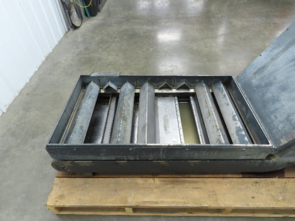 Farris Chip Conveyor Scraper Drag Chain w/Filter 23"x 42"Infeed 44"H 86"L 230V