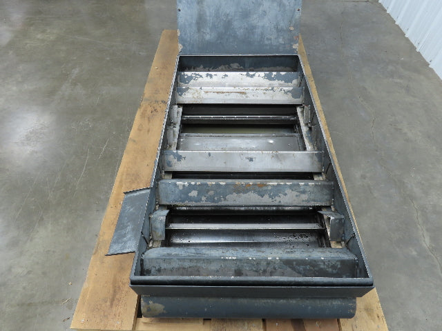 Farris Chip Conveyor Scraper Drag Chain w/Filter 23"x 42"Infeed 44"H 86"L 230V
