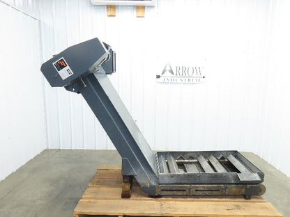 Farris Chip Conveyor Scraper Drag Chain w/Filter 23"x 42"Infeed 44"H 86"L 230V