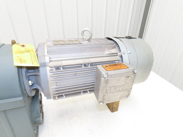 Sew Eurodrive FA67/G DRN100L4/TF/ES7C Parallel Gearmotor 33rpm 5Hp 230/460V 53.7