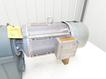 Sew Eurodrive FA67/G DRN100L4/TF/ES7C Parallel Gearmotor 33rpm 5Hp 230/460V 53.7
