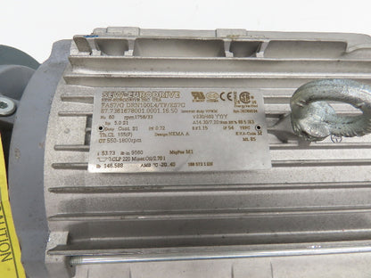 Sew Eurodrive FA67/G DRN100L4/TF/ES7C Parallel Gearmotor 33rpm 5Hp 230/460V 53.7
