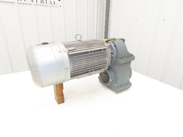 Sew Eurodrive FA67/G DRN100L4/TF/ES7C Parallel Gearmotor 33rpm 5Hp 230/460V 53.7