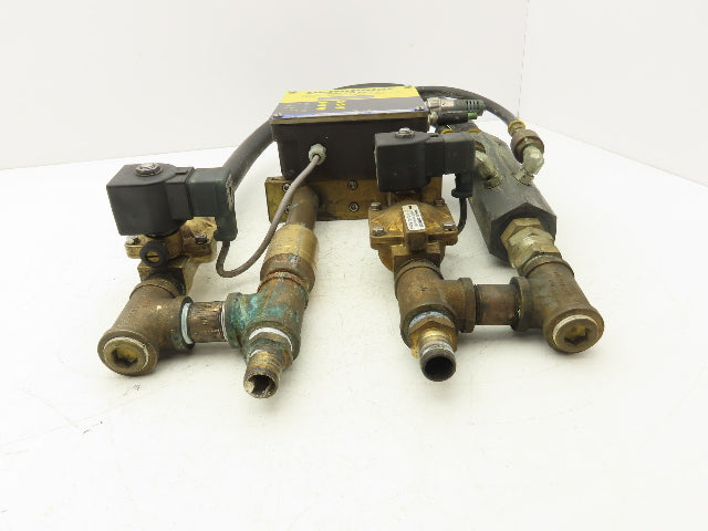 Rocon DPM-12GM-6-P1A-FP13-F-V1-VIT7 Delta Point Water Flow Monitor Manifold