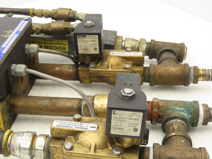 Rocon DPM-12GM-6-P1A-FP13-F-V1-VIT7 Delta Point Water Flow Monitor Manifold