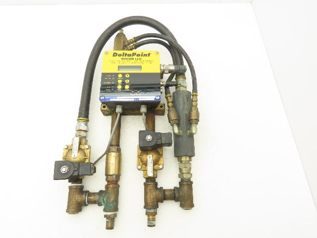 Rocon DPM-12GM-6-P1A-FP13-F-V1-VIT7 Delta Point Water Flow Monitor Manifold