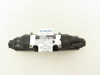 Taicin KS0-G02-2CP-10 Hydraulic Directional Control Solenoid Valve 24VDC Coil