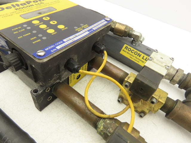 Rocon DPM-12GM-6-Q-P1A-FP13-F-V1-VIT4.1D Delta Point Water Flow Monitor Manifold